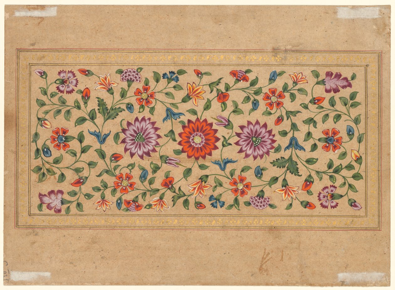 Vides florales enroscadas, 1755 de Indian School