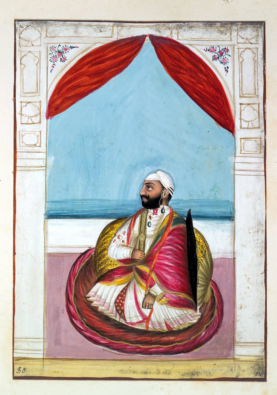 Sirdar Chet Singh, del Reino del Punjab, sus Gobernantes y Jefes, volumen II de Indian School