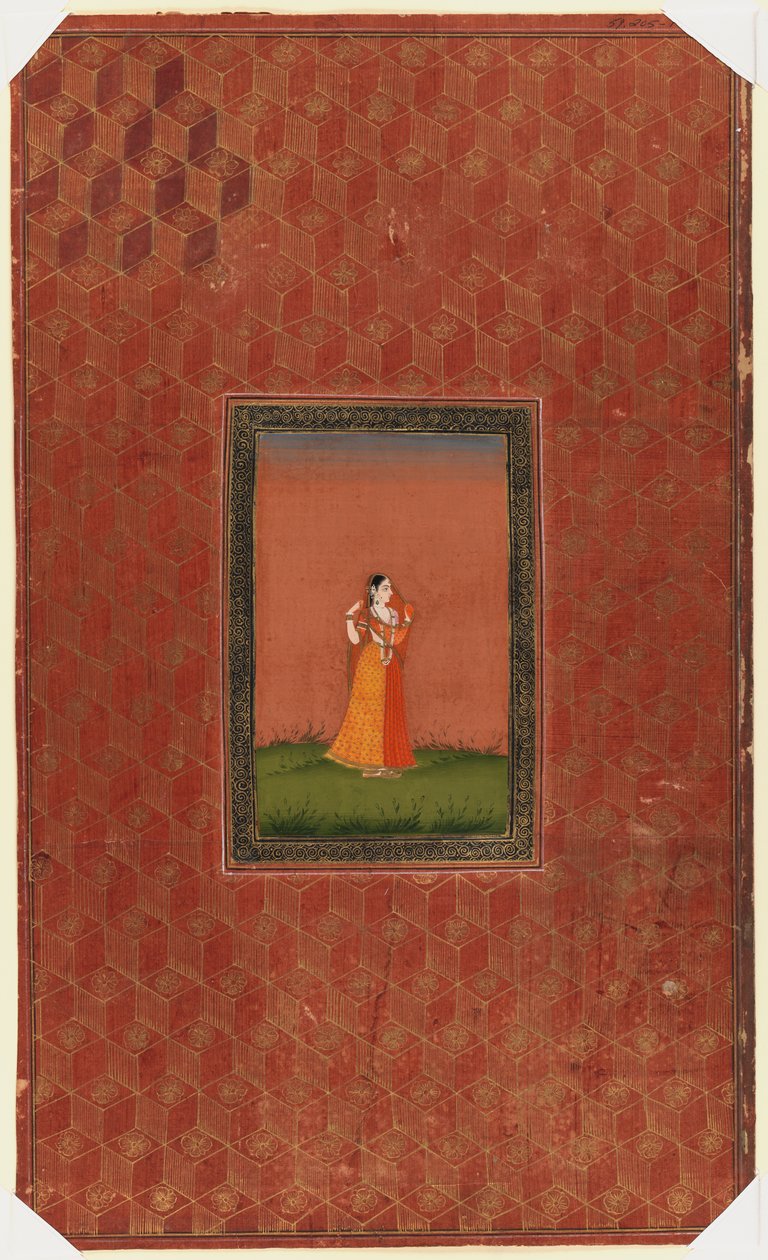 Mujer de pie, 1875-1900 de Indian School