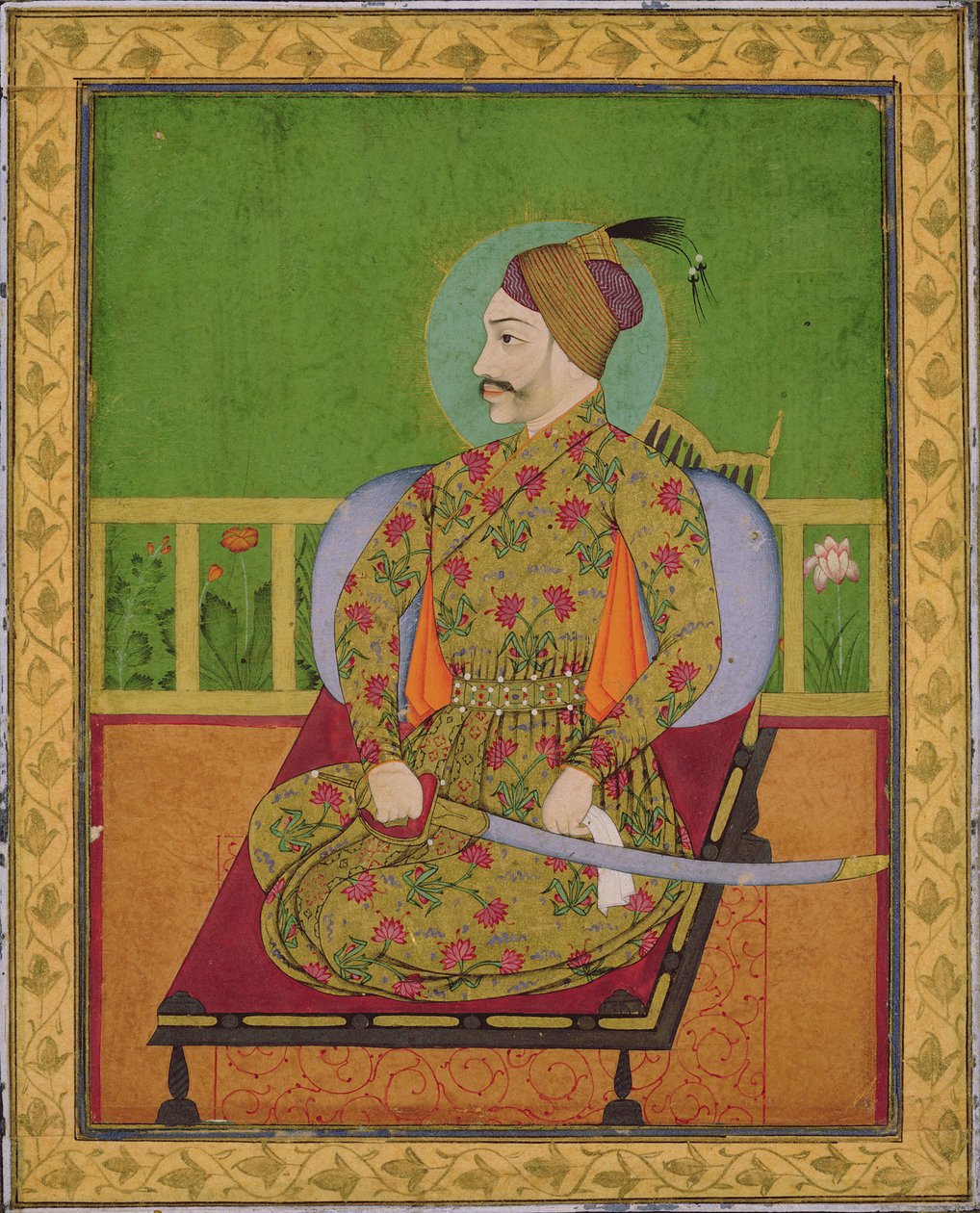 Sultán Abdullah Qutubshah de Golconda (reg.1626-72) Deccan, Mogol, c.1640 de Indian School