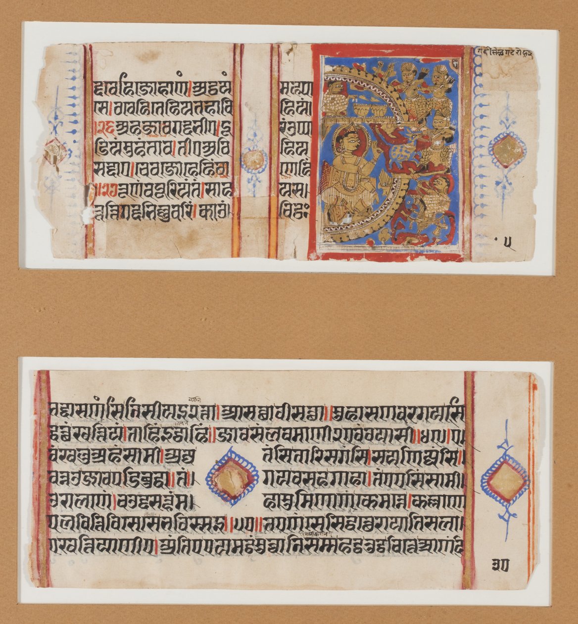 El Asedio de Ujjayimi; Matanza del Asno Mágico, c.1600-1625 de Indian School