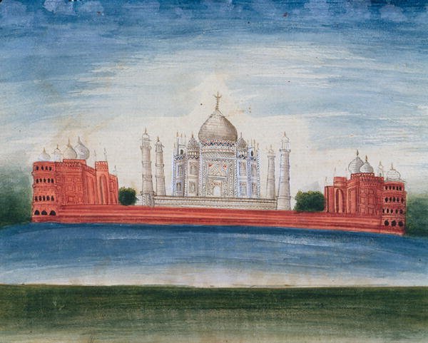 El Taj Mahal en Agra de Indian School
