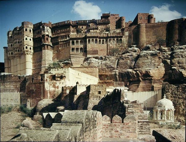 Vista del Fuerte de Mehrangarh, construido en 1459 de Indian School