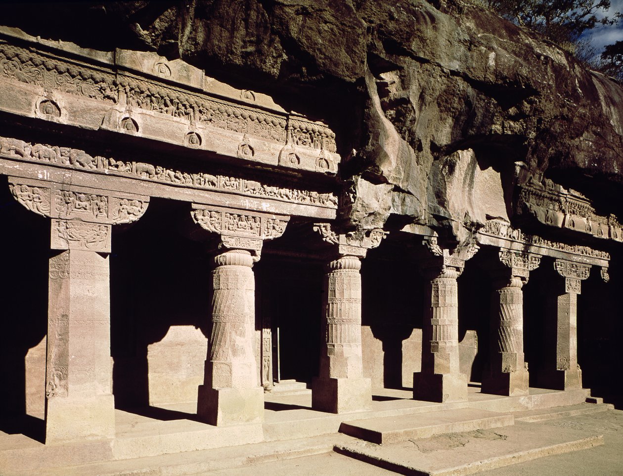 Vista de la entrada, Cueva 1 de Indian School