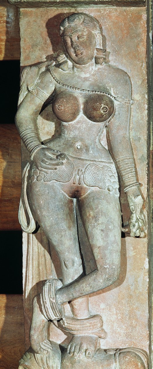 Yakshini, de una puerta budista. Mathura, Uttar Pradesh, Período Kusana (30-241 d.C.) de Indian School