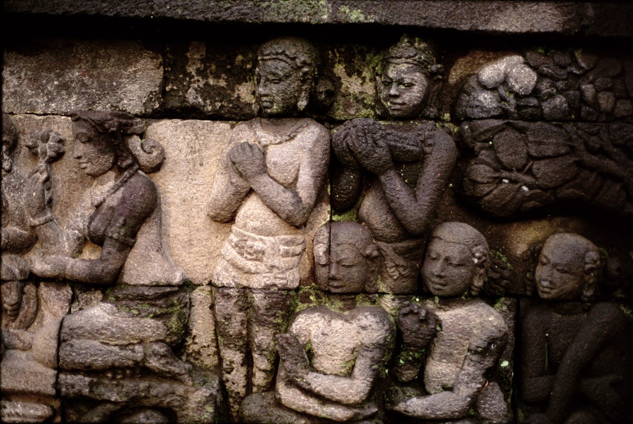 (Detalle) del exterior, 778-850 d.C. de Indonesian