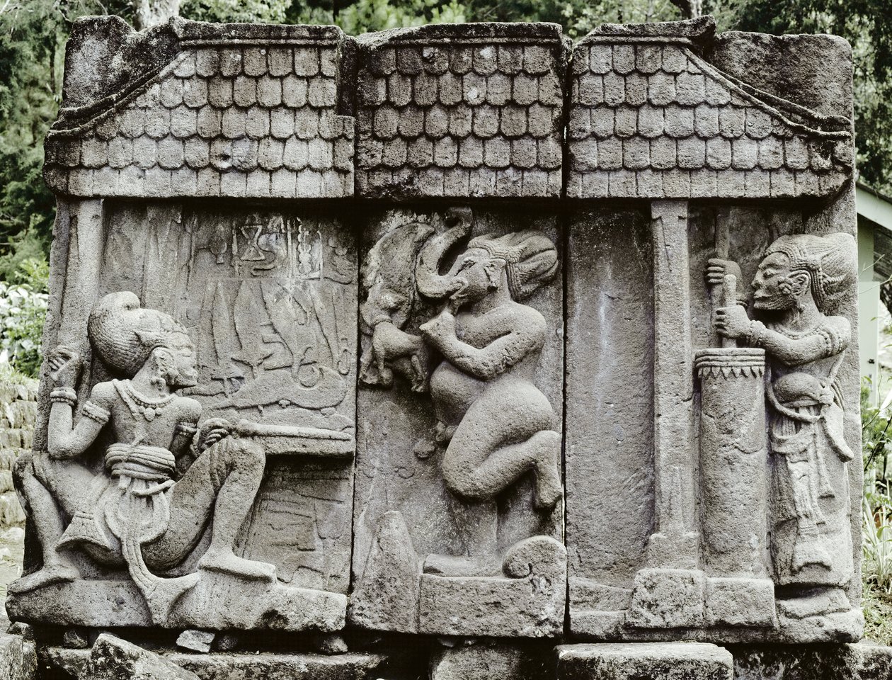 Escena de Herrero de Indonesian School