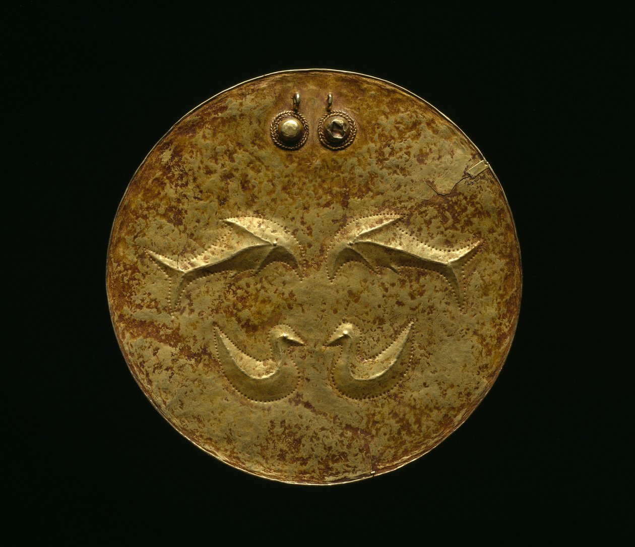Disco Pectoral Ceremonial (Karse), pueblos de las Molucas, principios del siglo XIX de Indonesian School