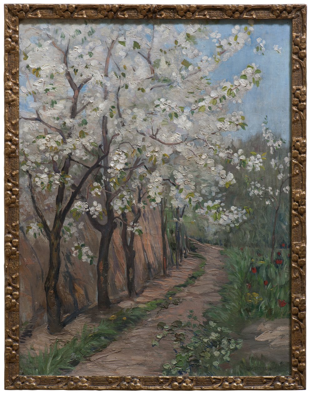 Flor de cerezo (óleo sobre lienzo) de Ingeborg Eggertz