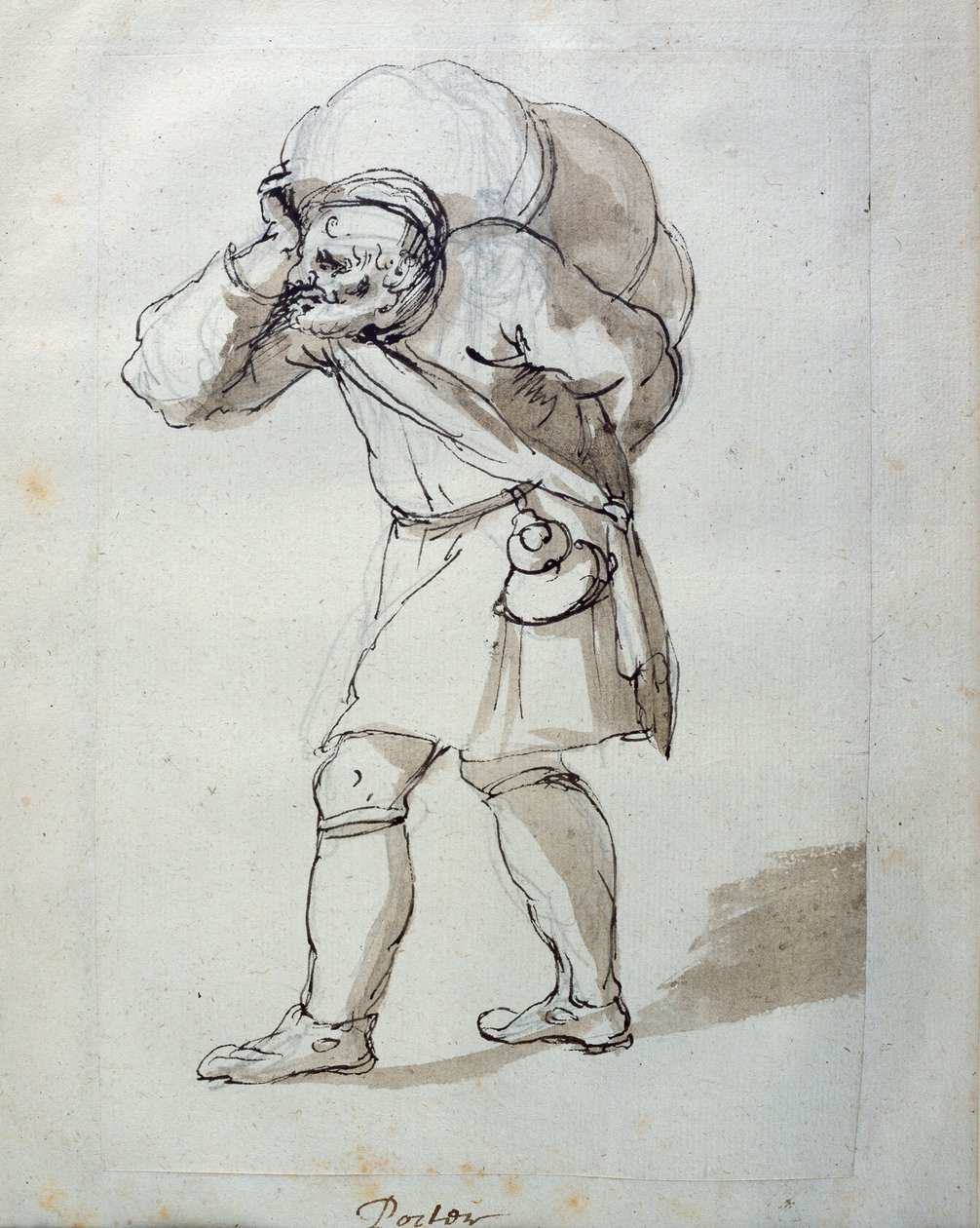 Un portero cargado de Inigo Jones