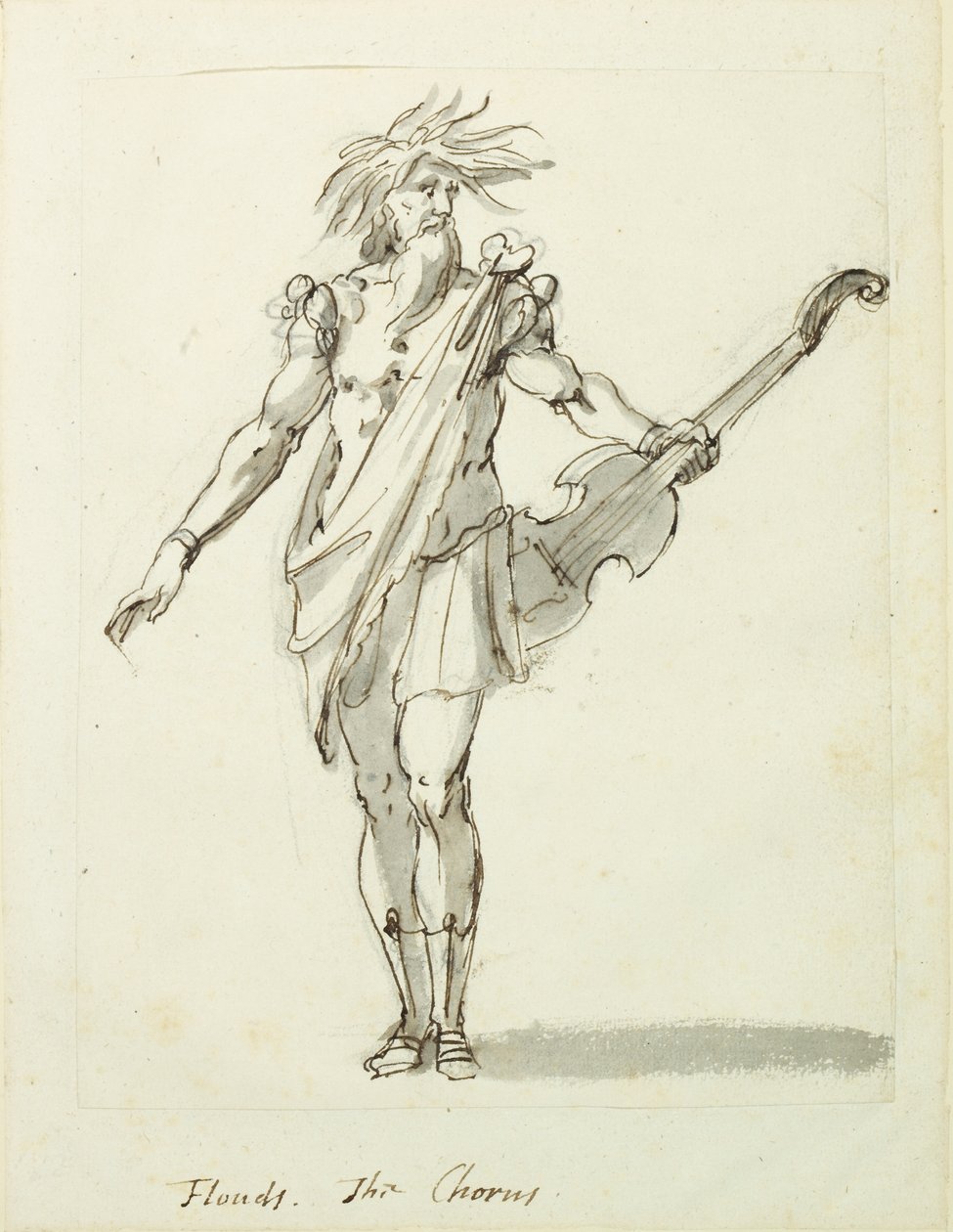 Inundaciones: el Coro, c.1631 de Inigo Jones
