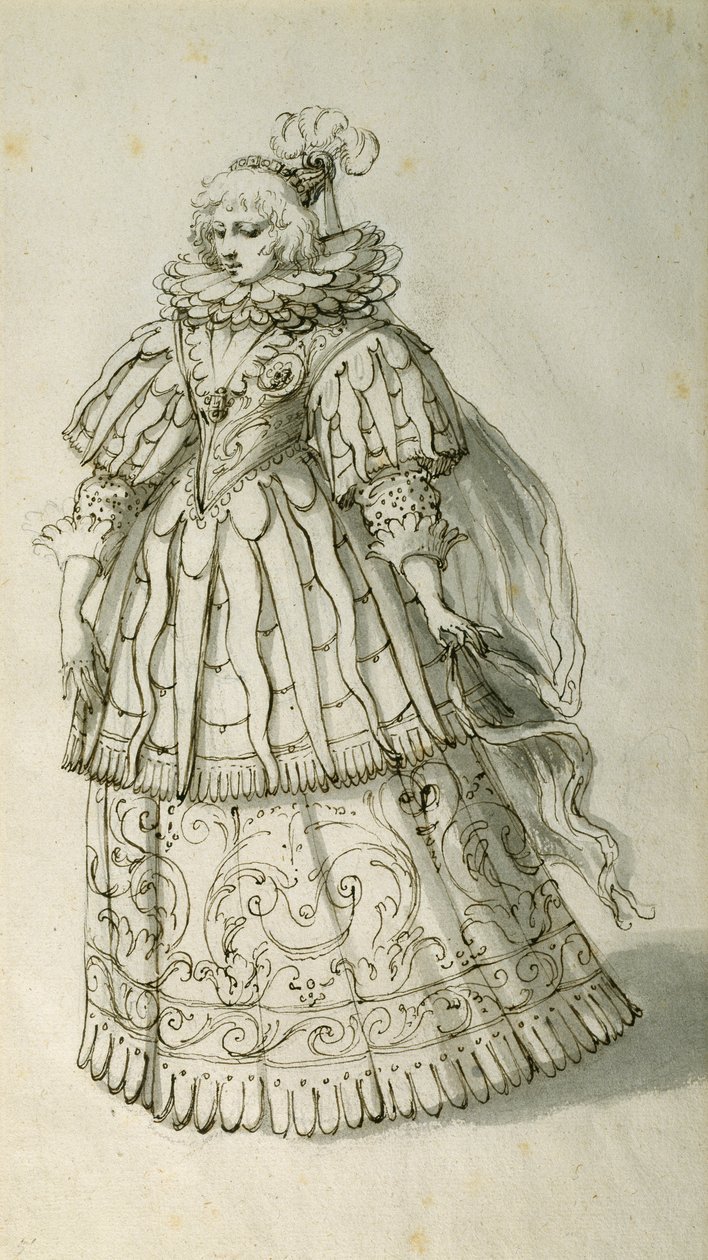 Mascarada, c.1638 de Inigo Jones