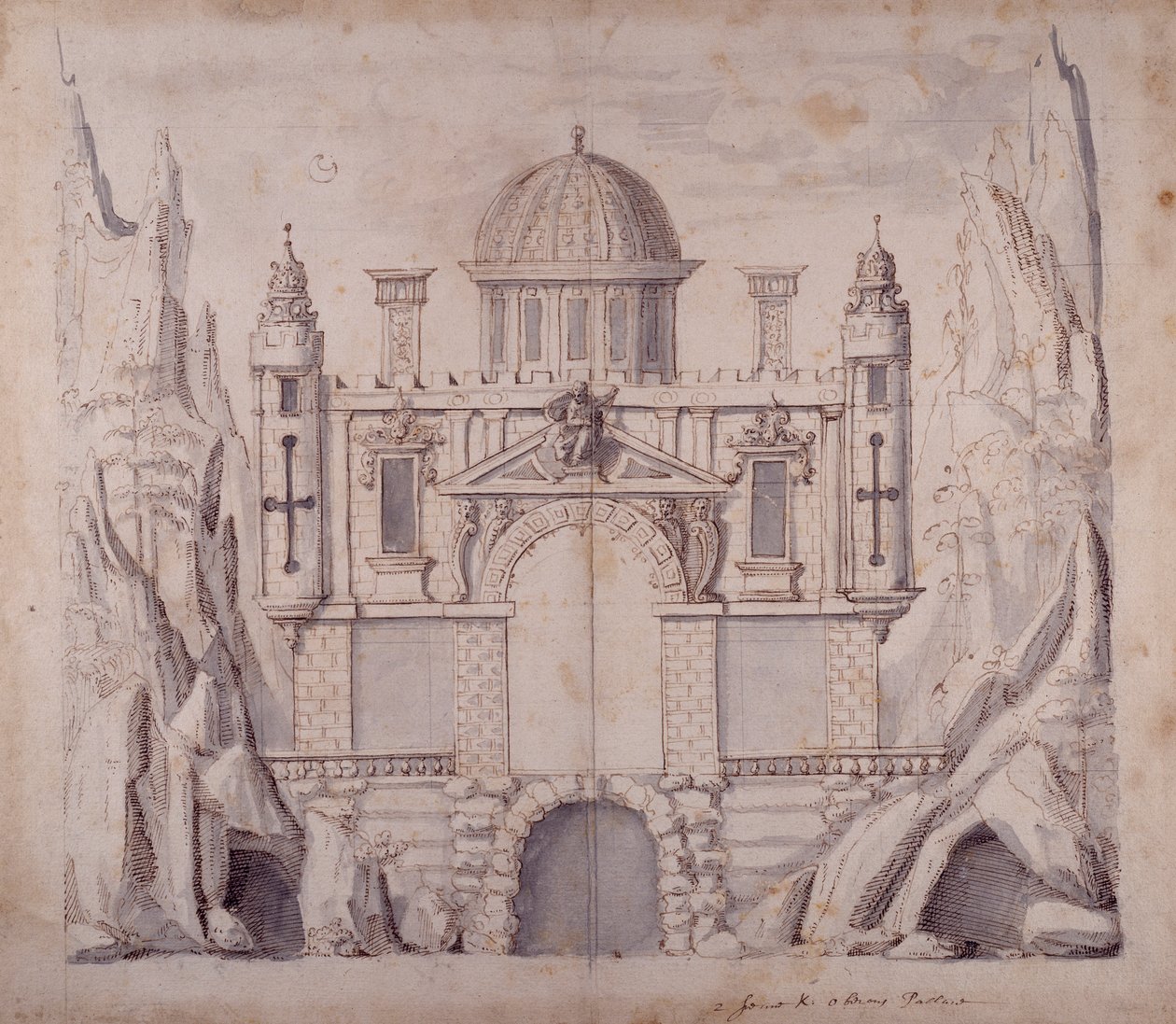 Palacio de Oberón, c.1611 de Inigo Jones
