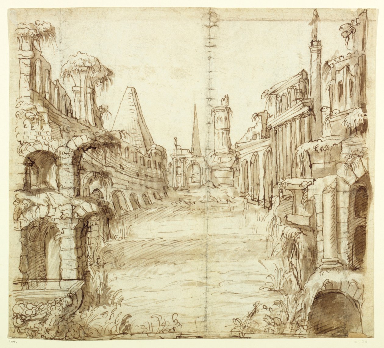 La Casa Caída de la Caballería, c.1610 de Inigo Jones
