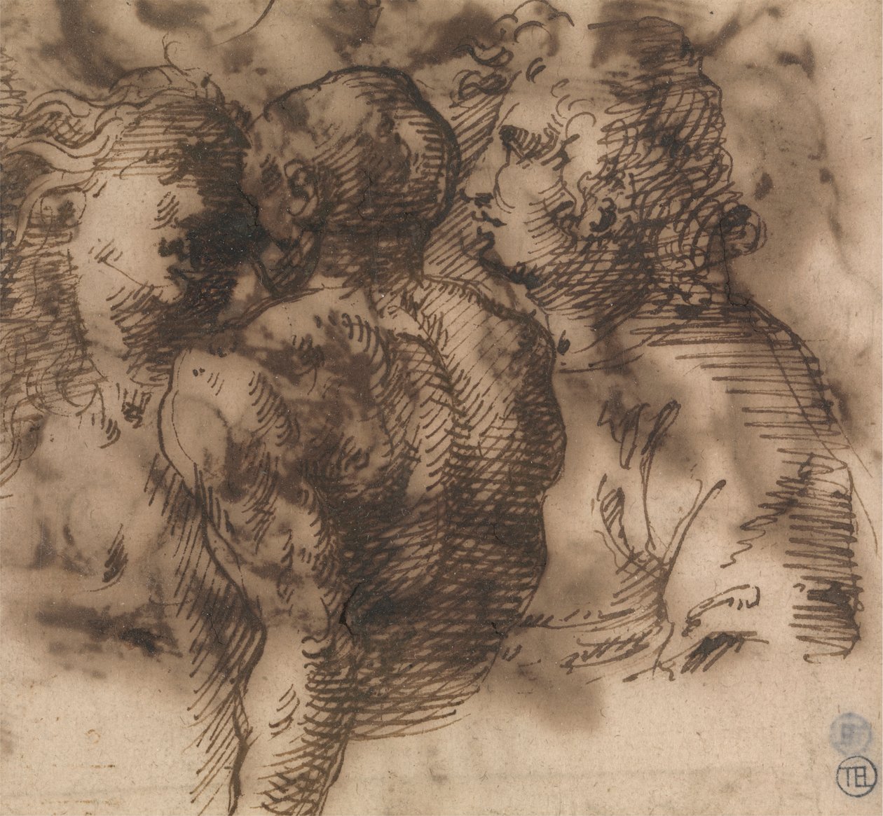 Tres figuras de medio cuerpo de Inigo Jones