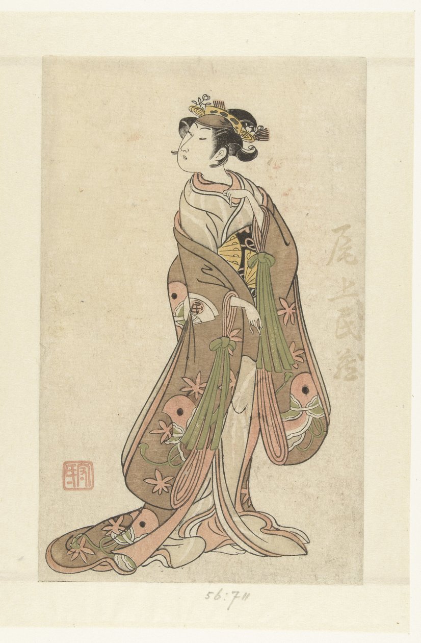 Del actor Onoe Tamizo I en el papel principal Onoe Tamizo (título sobre objeto) de Ippitsusai Bunchō
