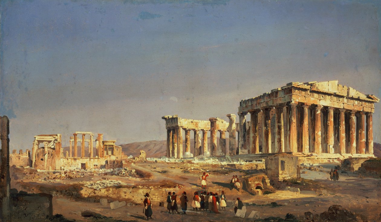 El Partenón, 1863 de Ippolito Caffi