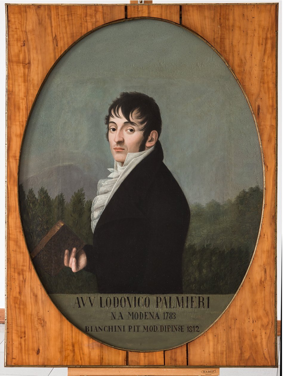 Retrato de Ludovico Palmieri (óleo sobre lienzo) de Ippolito Bianchini Ciarlini