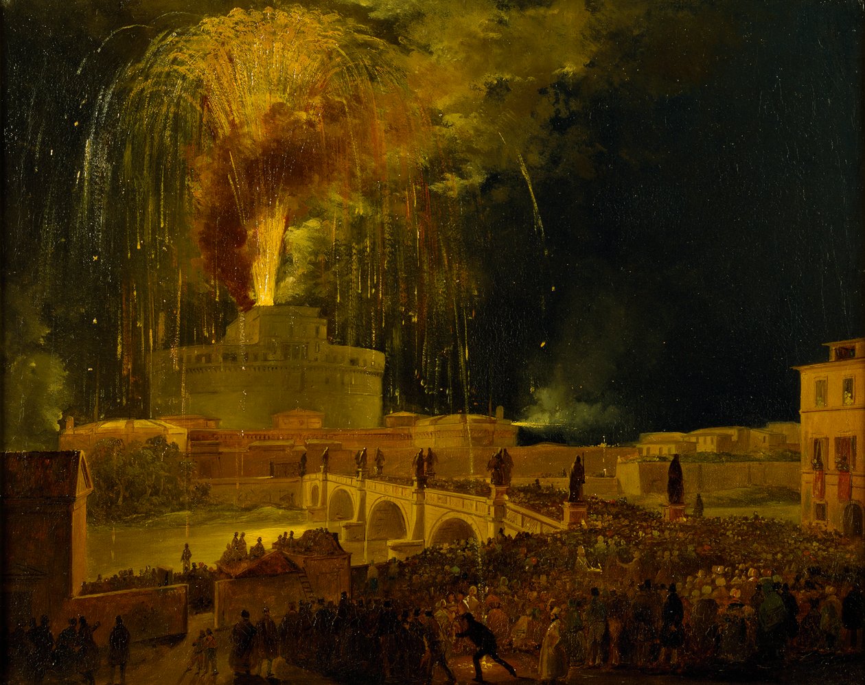 La Girandola: Fuegos artificiales en Castel Sant