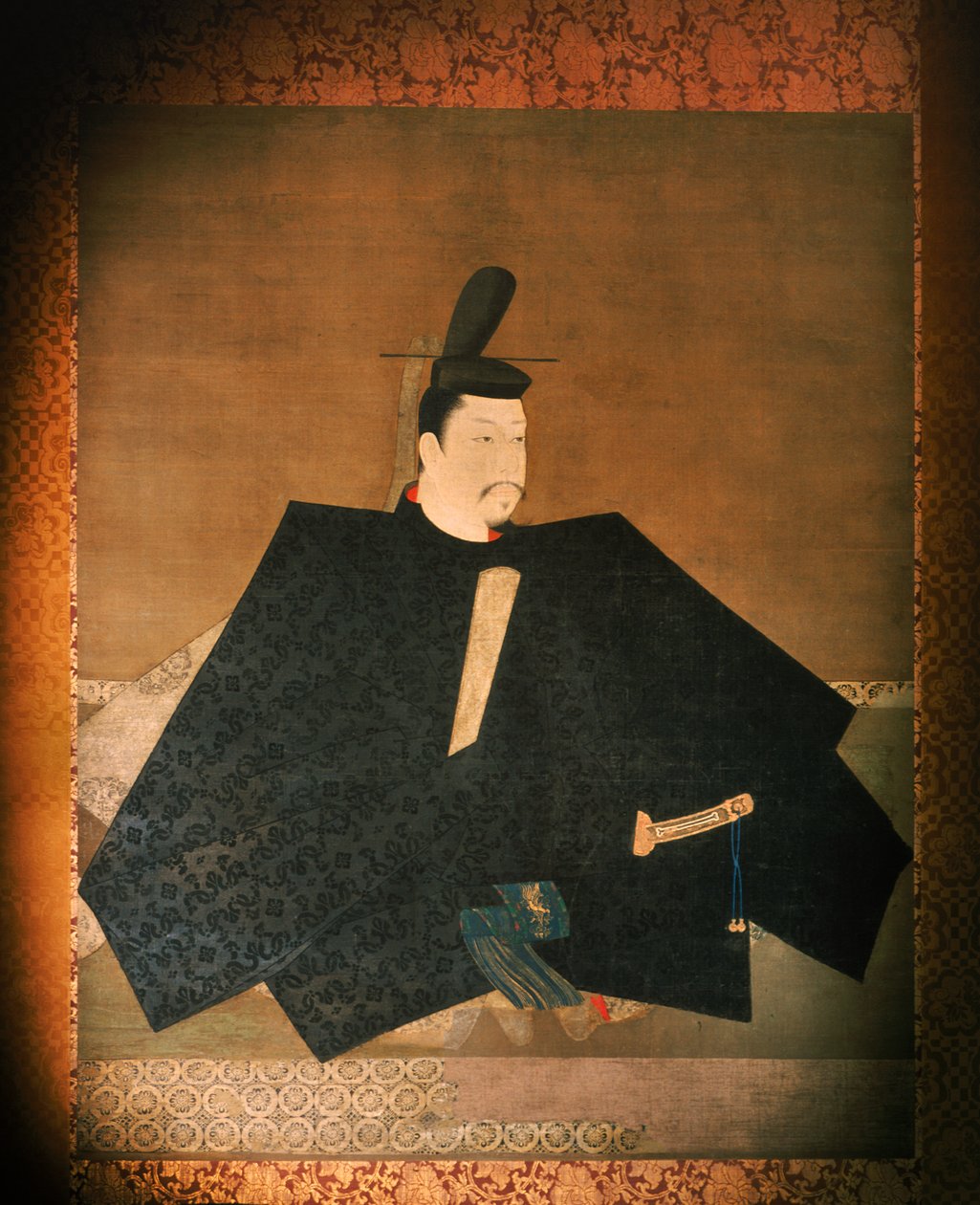 Retrato del Shogun Minamoto Yoritomo en un templo budista, 2005 (foto) de Ira Block