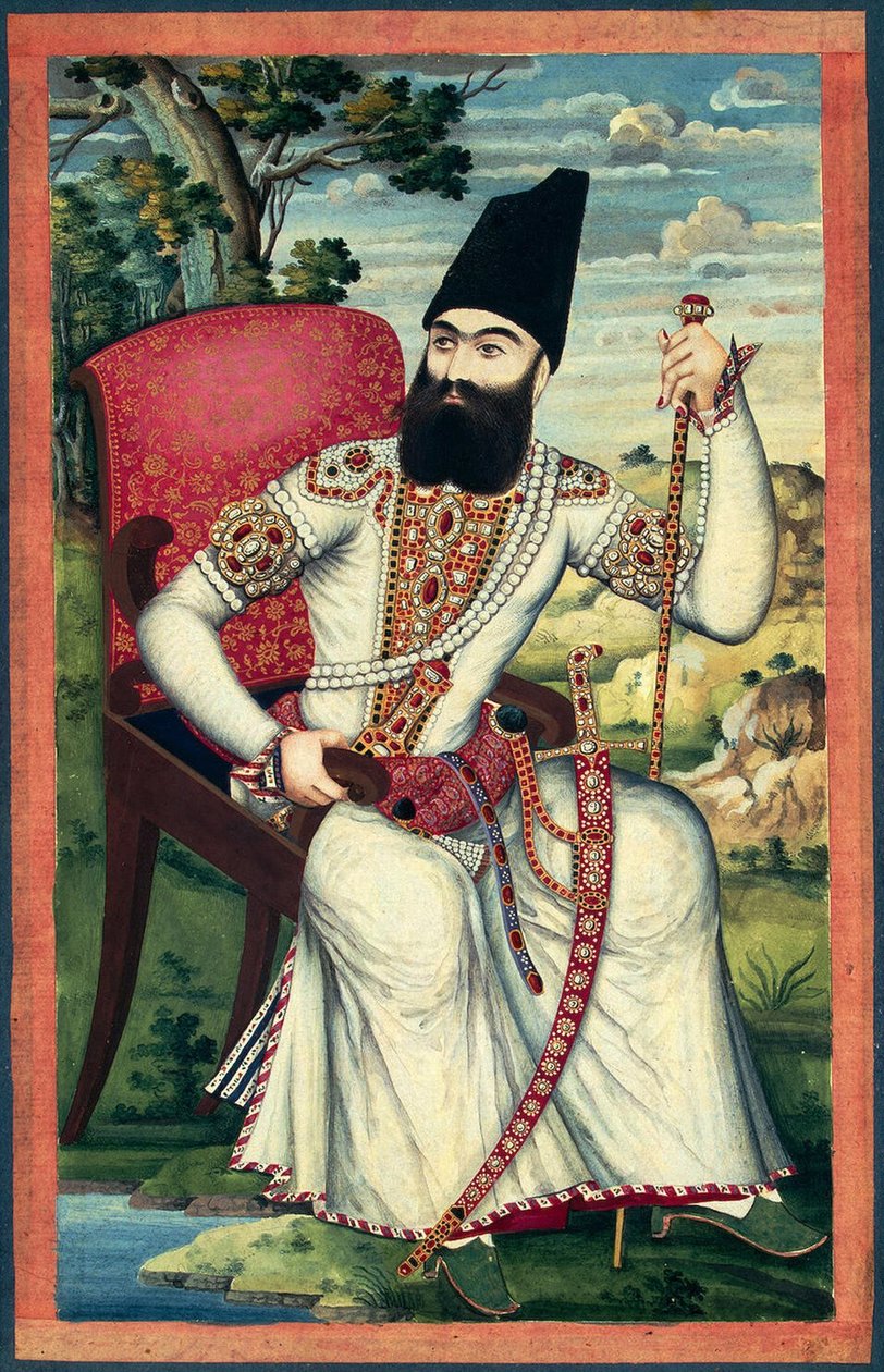 Retrato del Príncipe Abbas Mirza, ca 1820 de Iranian Master