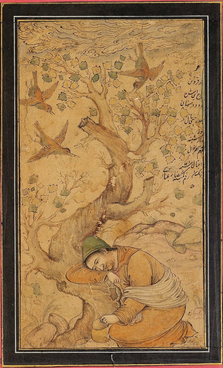 Un mendigo desolado de Iranian School