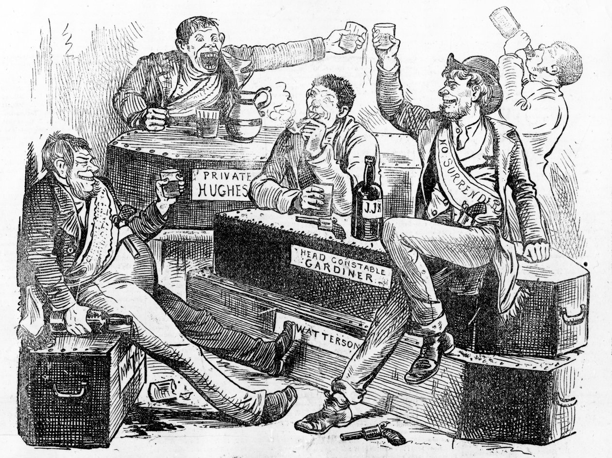 Una celebración gloriosa, 1886 de Irish School