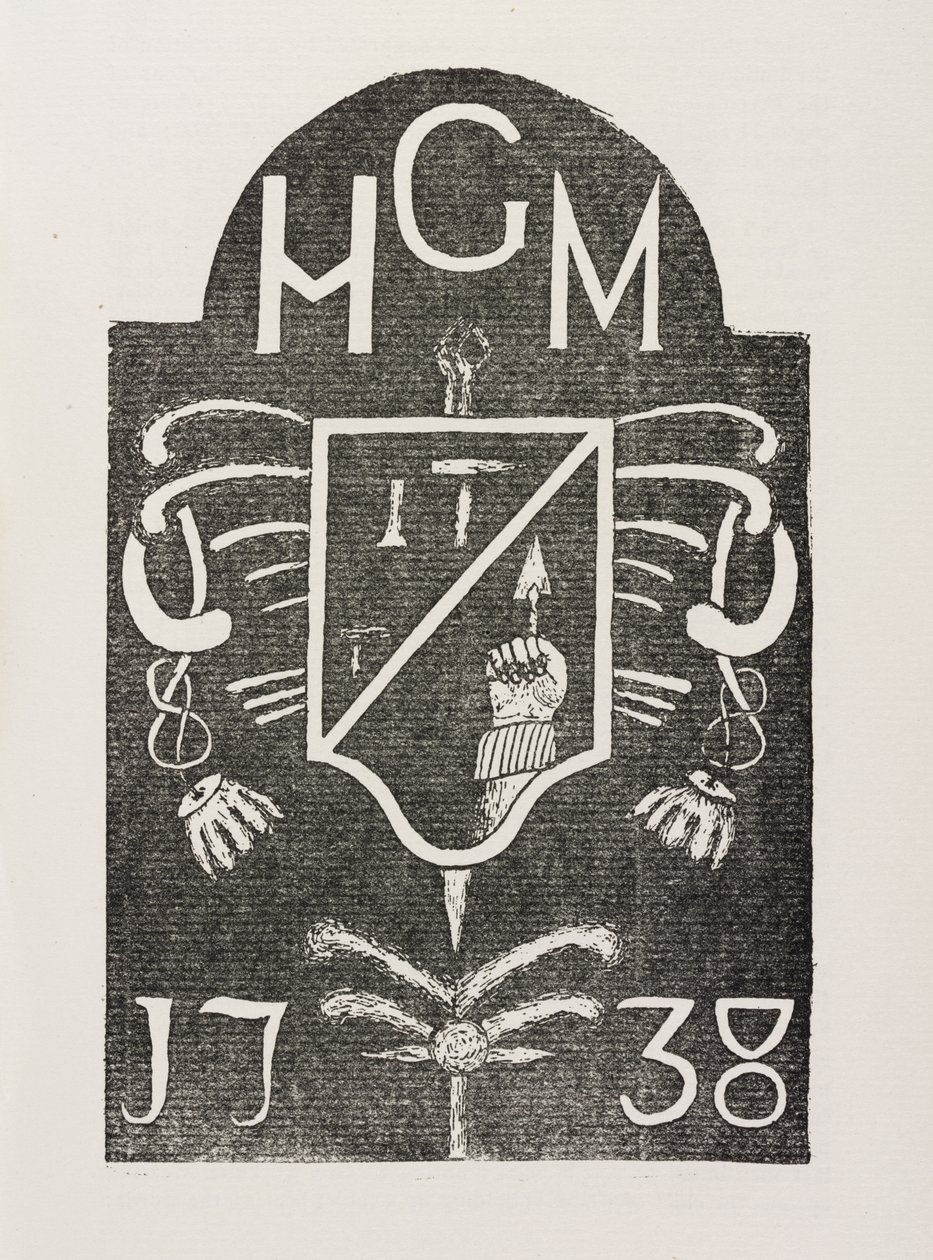 Frotamiento de una piedra angular que representa símbolos masónicos, fechado en 1738 de Irish School