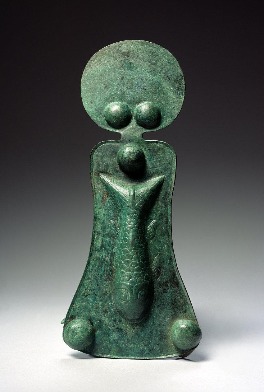 Protector nasal de caballo asiático occidental (bronce) de Iron Age