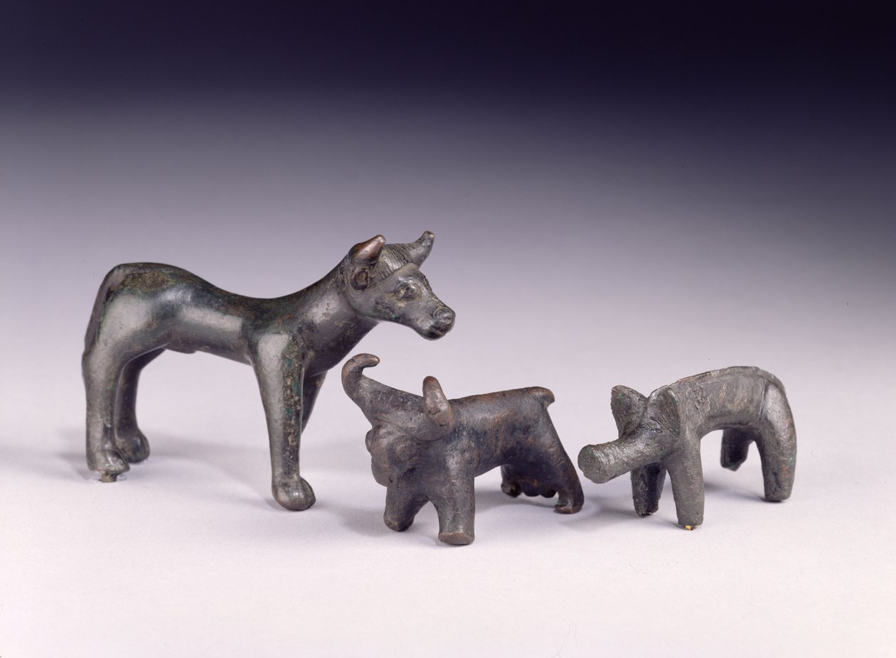 Dos toros, de Hungría y un jabalí, de la cueva Gower, Rhossilly, Gales del Sur, Edad de Hierro de Iron Age