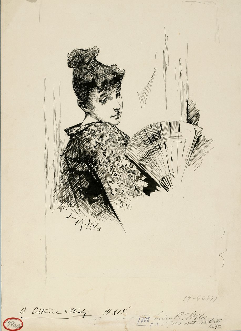 Un estudio de vestuario de Irving Ramsay Wiles