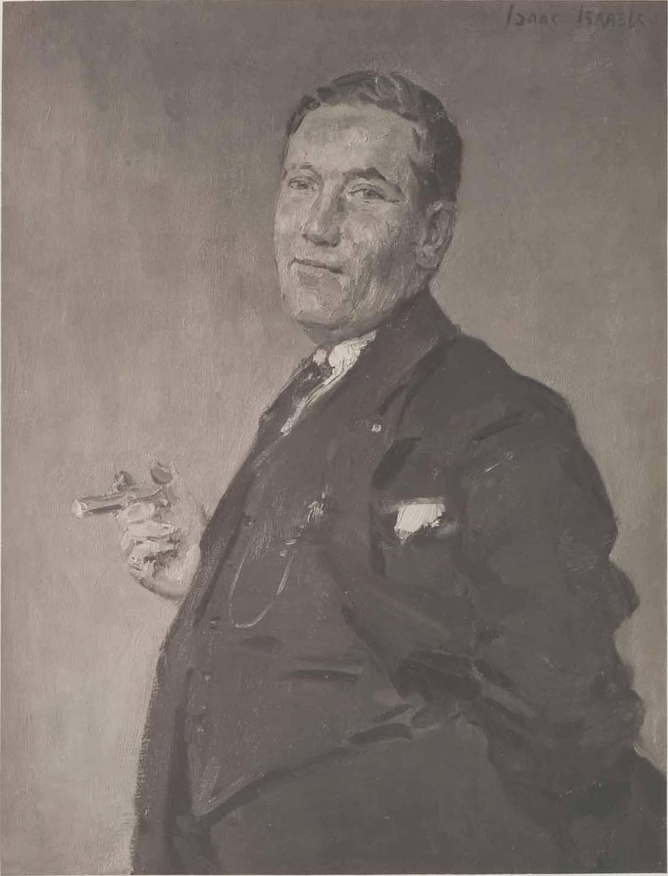 Retrato del arquitecto Jan Wils de Isaac Israels