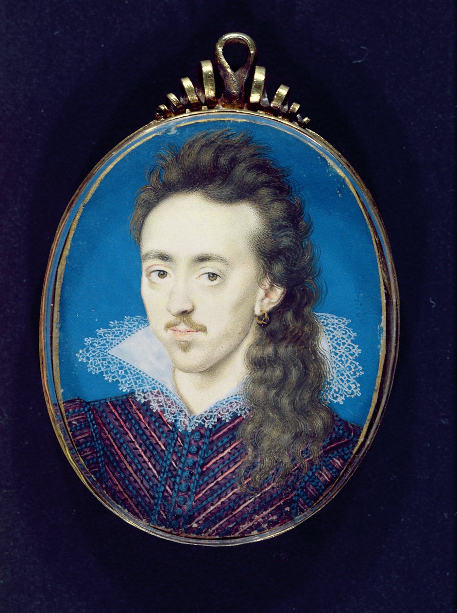 Dudley North (1581-1617) 3er Barón North, 1608-10 de Isaac Oliver