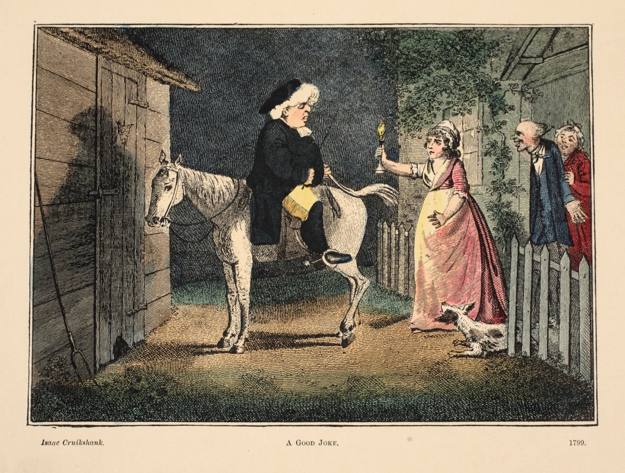 Una buena broma, 1890 de Isaac Robert Cruikshank