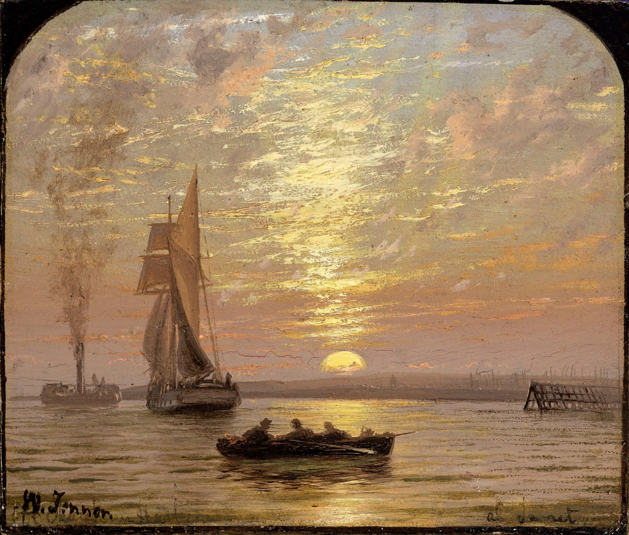 Al Atardecer, c.1875 de Isaac Walter Jenner