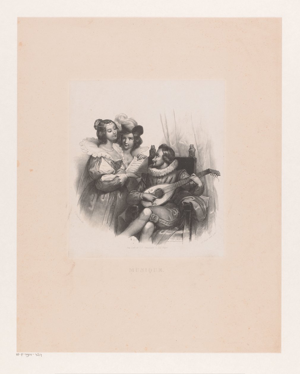 Compañía de creación musical Música (título en objeto) de Isaac Cornelis Elink Sterk