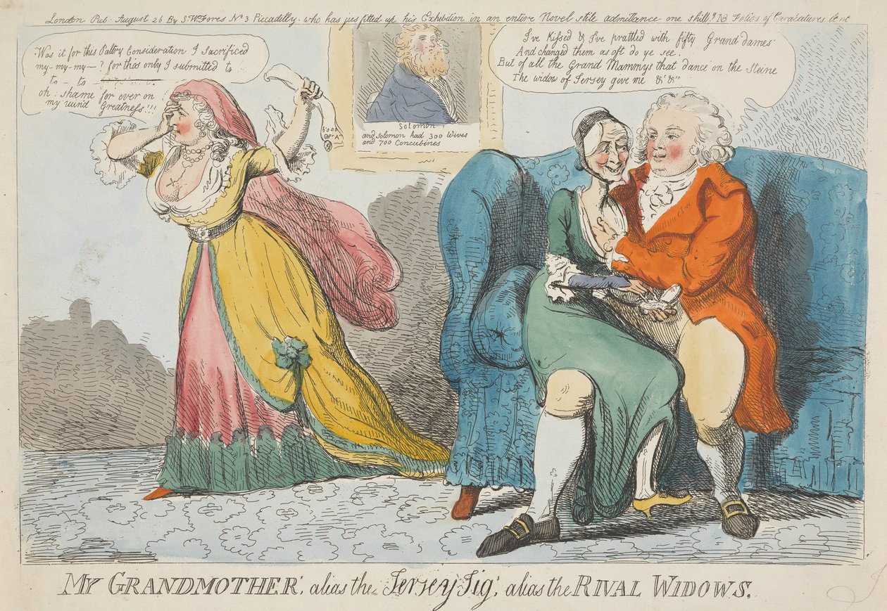 Meine Großmutter; Alias der Jersey Jig, Alias die rivalisierenden Witwen de Isaac Cruikshank