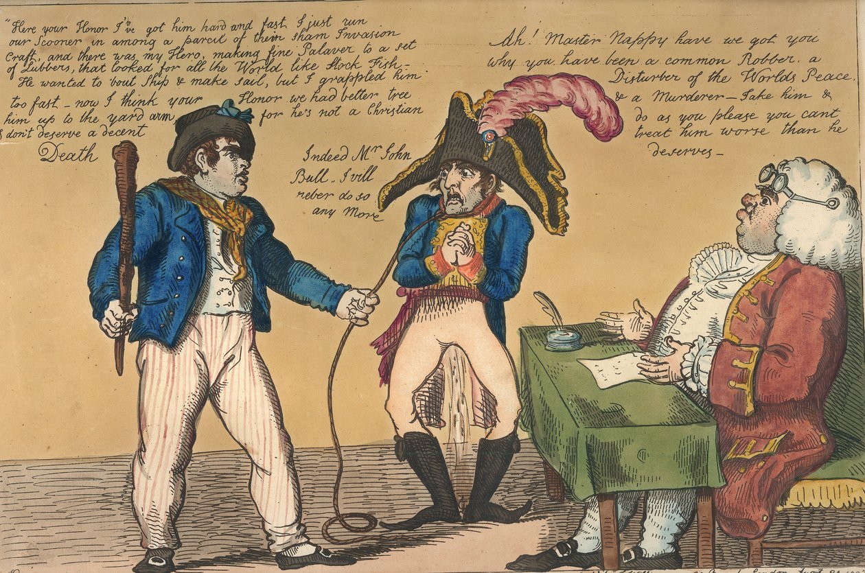 Nappy remolcado, 1803 de Isaac Cruikshank