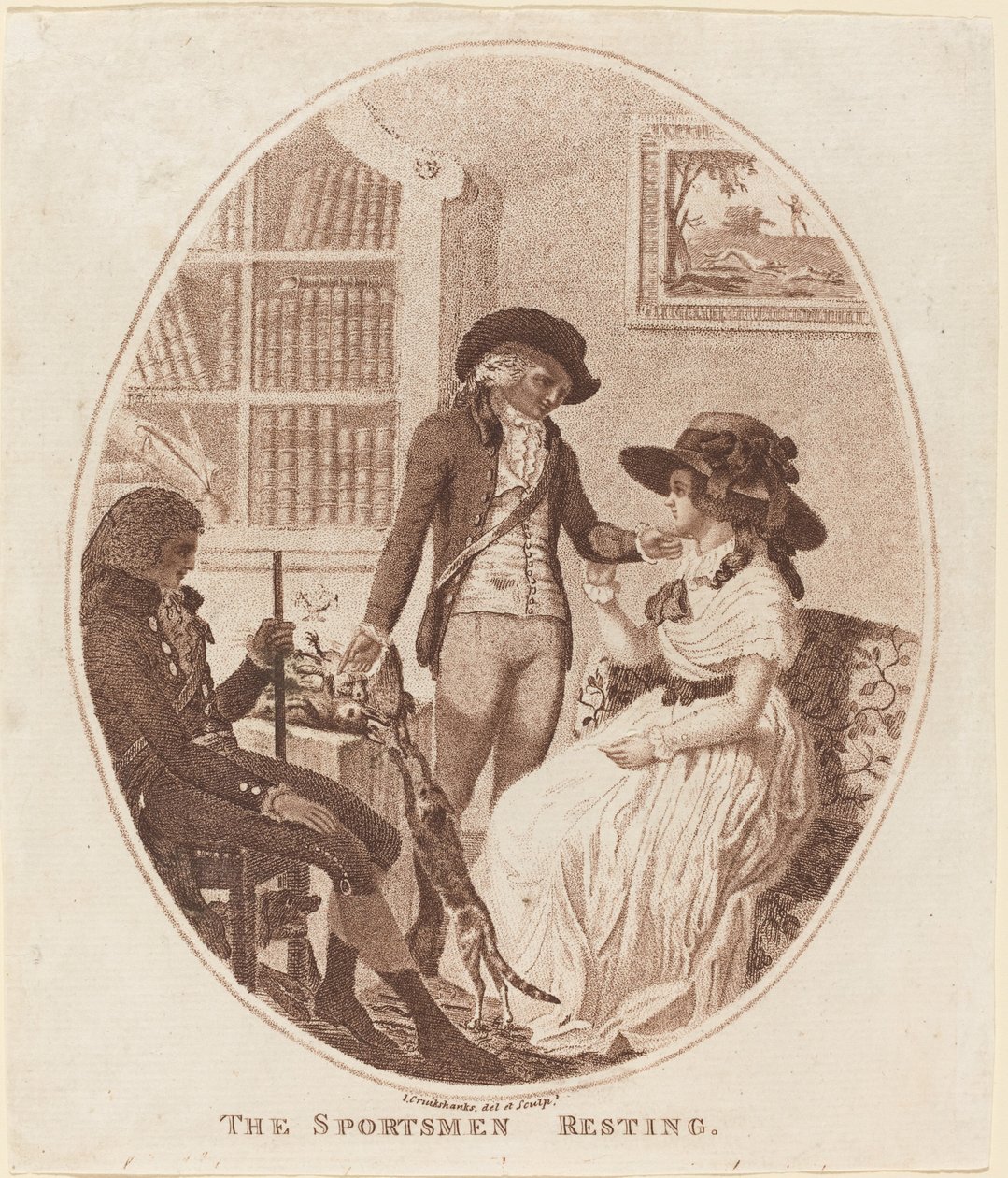 Los deportistas descansando de Isaac Cruikshank