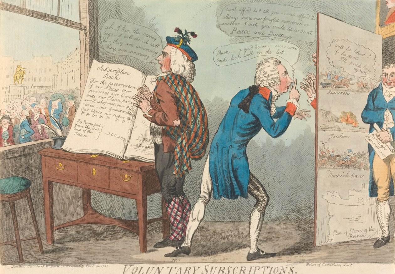 Freiwillige Abonnements de Isaac Cruikshank