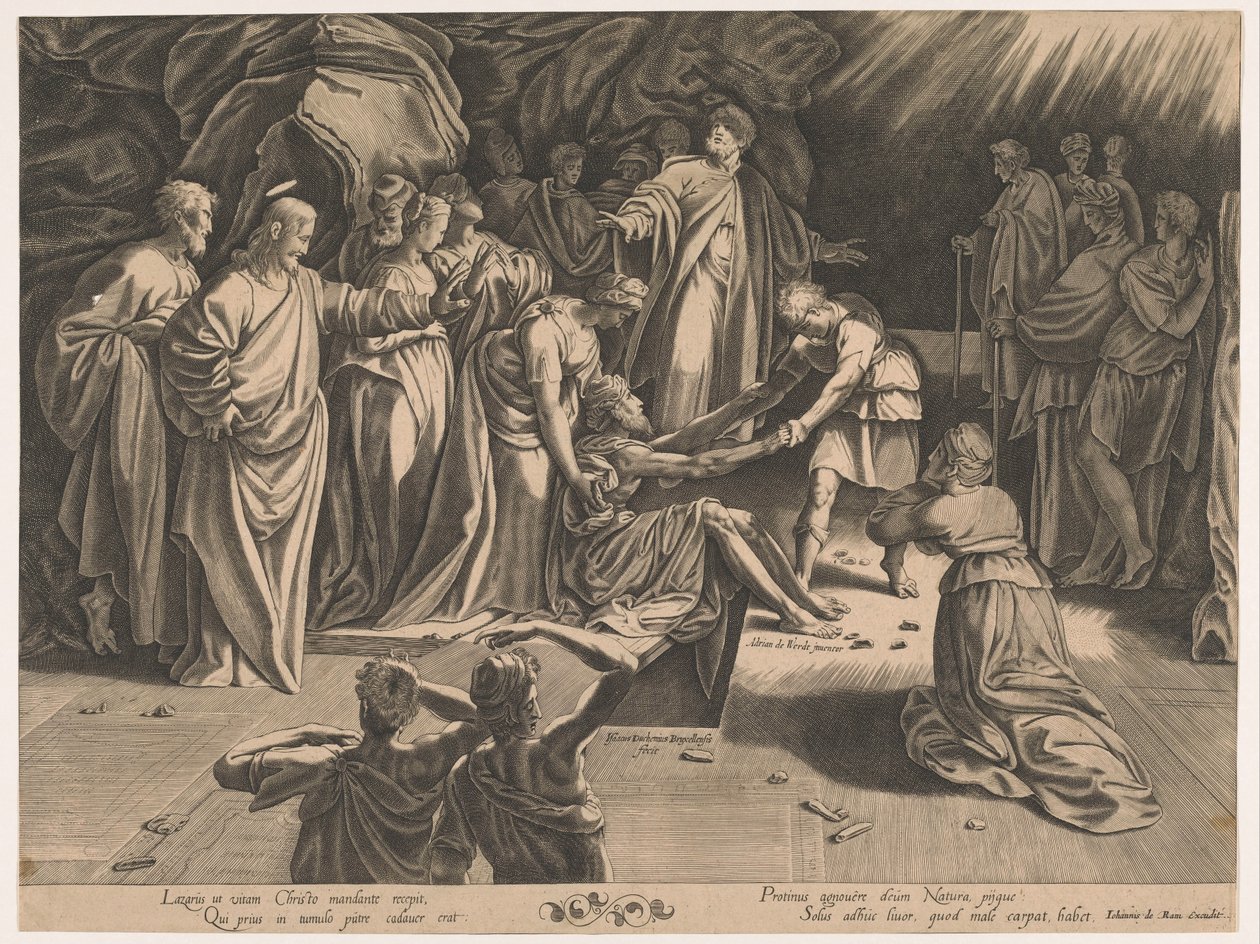 Resurrección de Lázaro de Isaac Duchemin