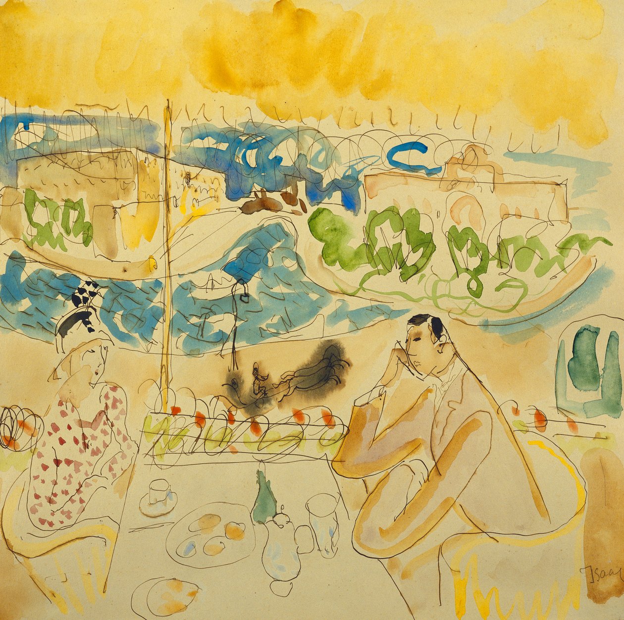 Comida junto al río de Isaac Grunwald