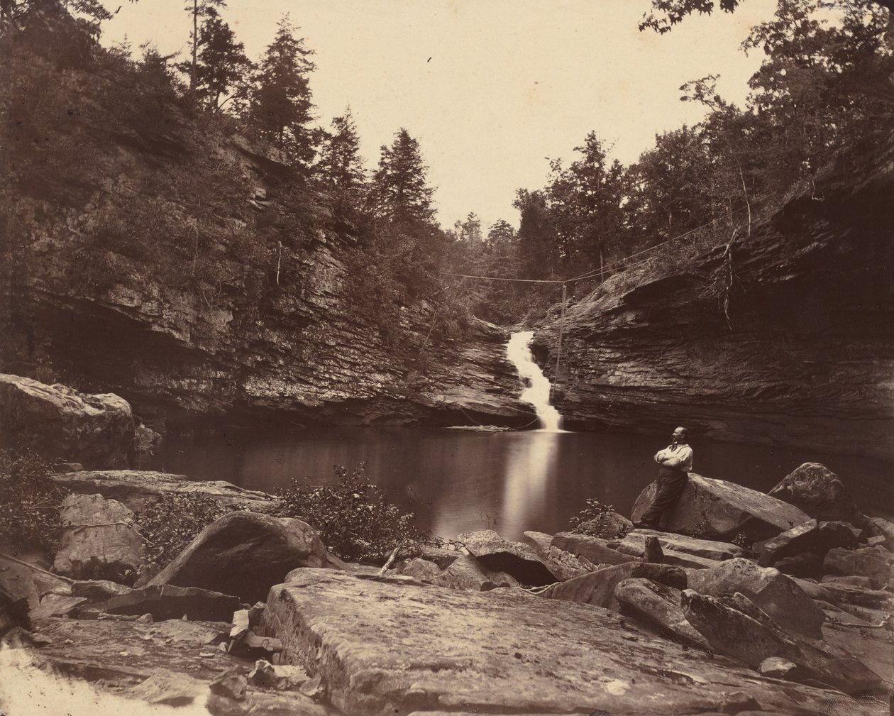 Lago Lula, Lookout Mountain, Georgia, 1864-1865 de Isaac H. Bonsall
