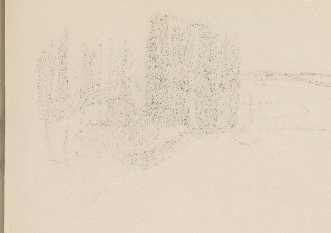 Abklatsch del dibujo de tiza en la página 20 de Isaac Israels
