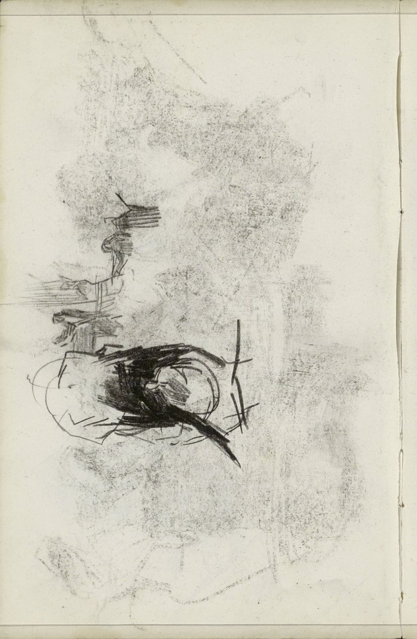 mujer doblada de Isaac Israels