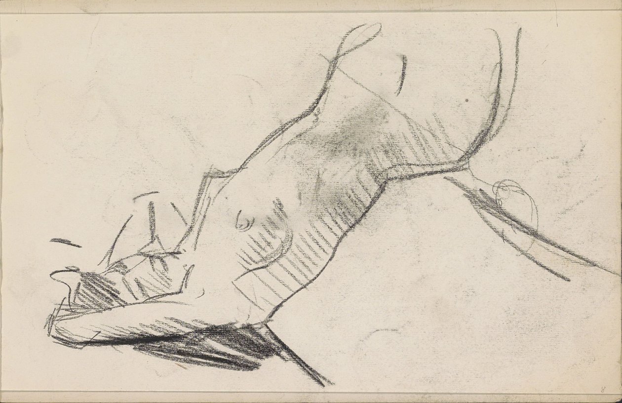 Desnudo femenino reclinado de Isaac Israels