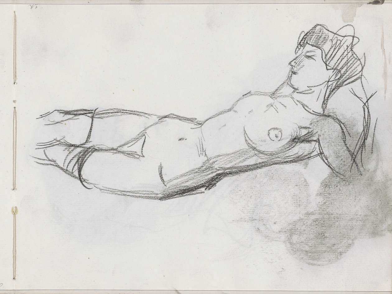 Desnudo femenino reclinado de Isaac Israels