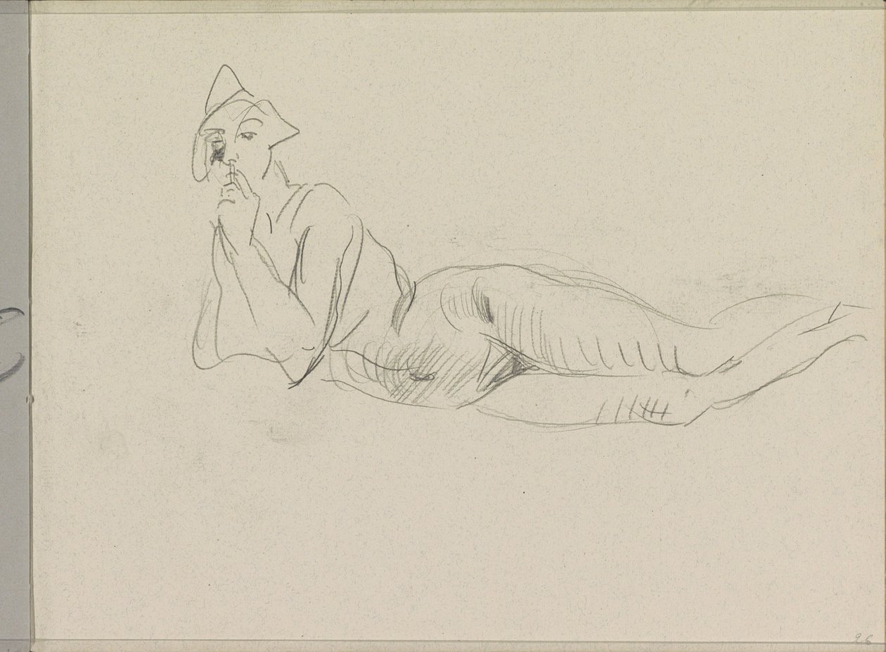 Desnudo femenino reclinado de Isaac Israels