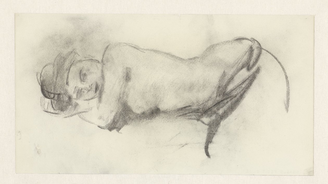 Desnudo femenino recostado de Isaac Israels