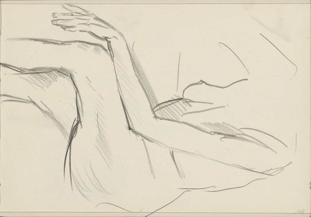 Desnudo femenino sentado de Isaac Israels